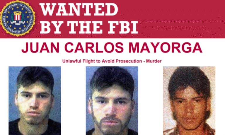 FBI Seeks Juan Carlos Mayorga in 2002 AK-47 Murder Case in Georgia